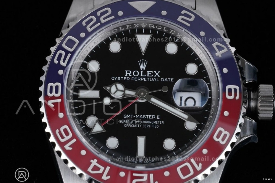 BLRO On 904L Best ARF GMT SS Pepsi Jubilee HighQuality 126710 New SH3285 Edition 1:1 II (UV Master Bezel V 862 Bracelet ) 0720